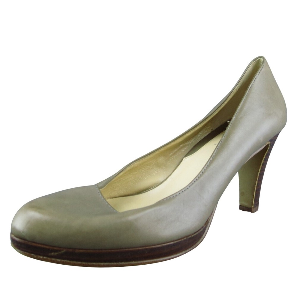 Cole Haan  Women Pump Heel Shoes Brown Leather Size‎ 5.5 Medium